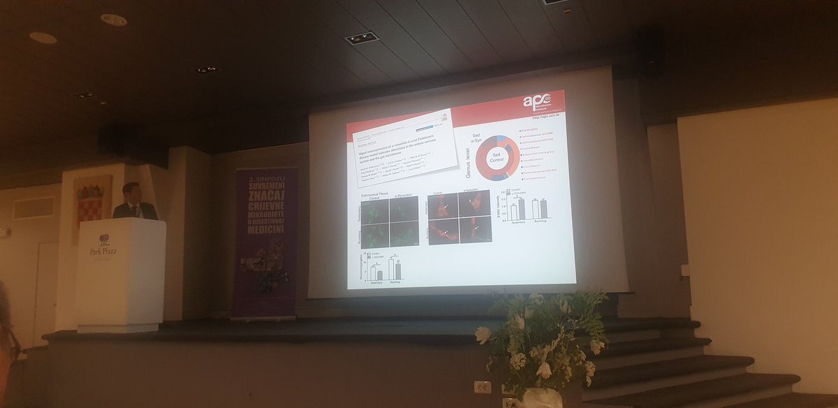 <a href="/UCCpsychiatry/">UCCpsychiatry</a> <a href="/UCCPhysiology/">UCC Physiology</a> <a href="/Pharmabiotic/">APC Microbiome Ireland</a> Niall Hyland <a href="/UCCPhysiology/">UCC Physiology</a> <a href="/Pharmabiotic/">APC Microbiome Ireland</a> talking about <a href="/Odsarah1/">Sarah O'Donovan</a> paper on #gutmicrobiome in a Parkinson's Disease animal model #pula