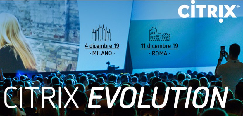 Citrix_Italia's tweet photo. Che cosa può fare un #digitalworkspace quando si aggiunge l’intelligenza? Scoprilo con #CitrixEvolution a #Milano e #Roma https://t.co/tXKzcwYx6N https://t.co/J24AJyTzZW