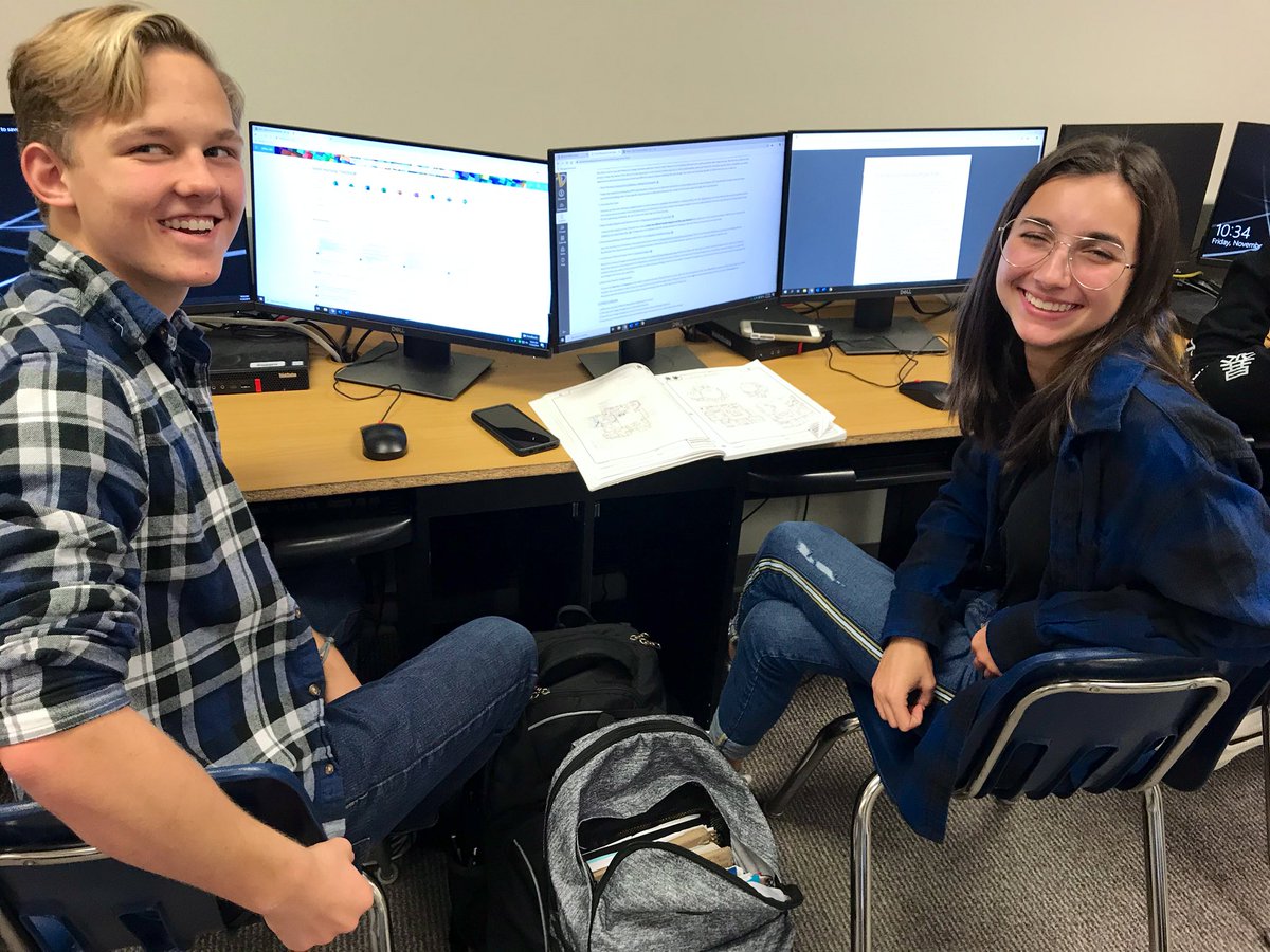 jglov13's tweet photo. All floor plans and flannels in 3rd hour CEA class. #FridayFlannel #PLCSstem https://t.co/iZkTgyVKQ5