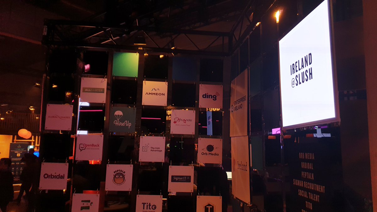 PatrickHWalsh's tweet photo. Great to see such a substantial #Irish turnout at @SlushHQ this year. 

Well done to all the Nordic teams for such a great showing. 

#LifeIS #talentacquistion #MoveToStockholm #ForgiveMeSister #Slush #IrishAdvantage #EmpoweringFemininity https://t.co/A8hvGO6CnR