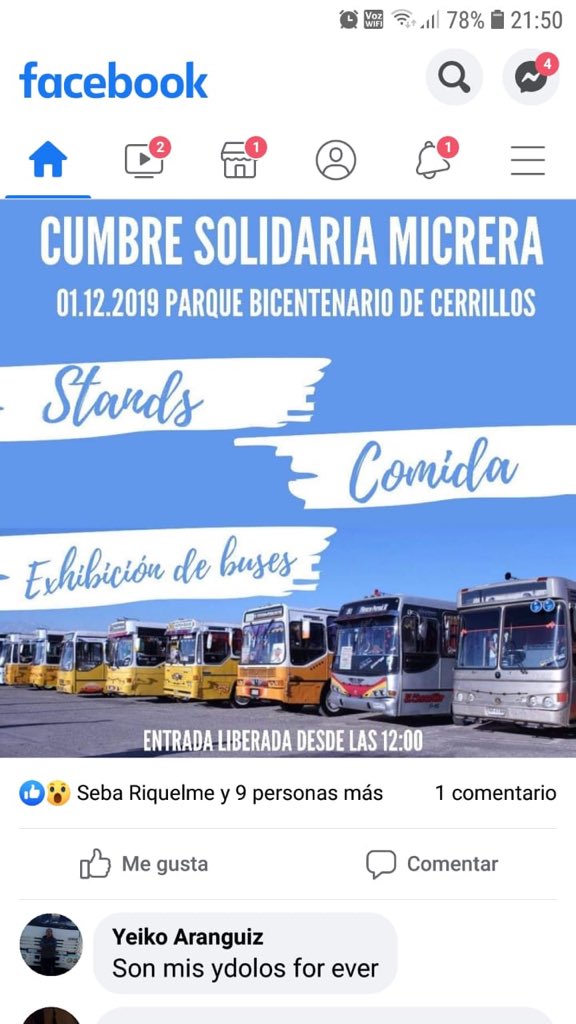 Se viene junta solidaria en el parque bicentenario de cerrillos 🌝