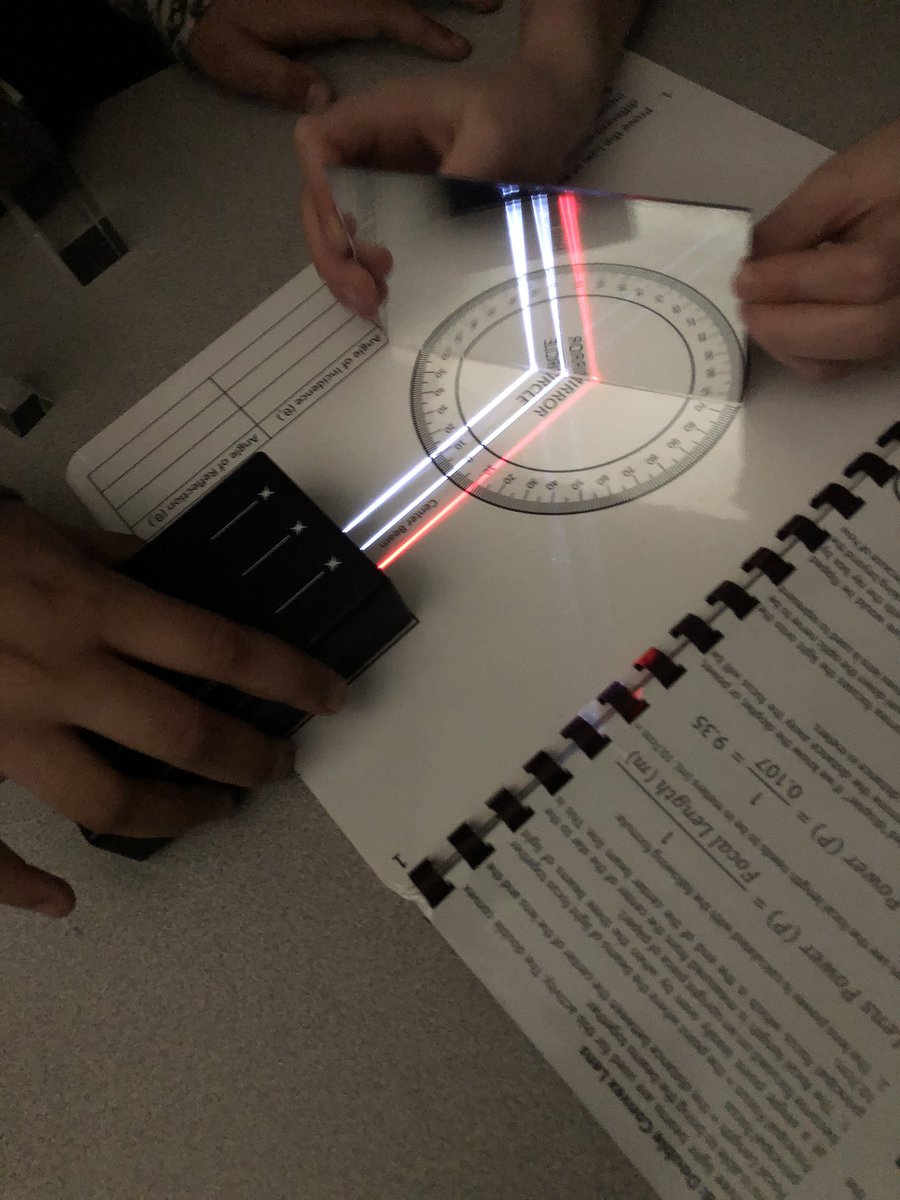 JT_Murdoch's tweet photo. Finishing up the week with our last reflection and refraction kit rotation! #Science #HappyFriday https://t.co/TM0ajftFC8