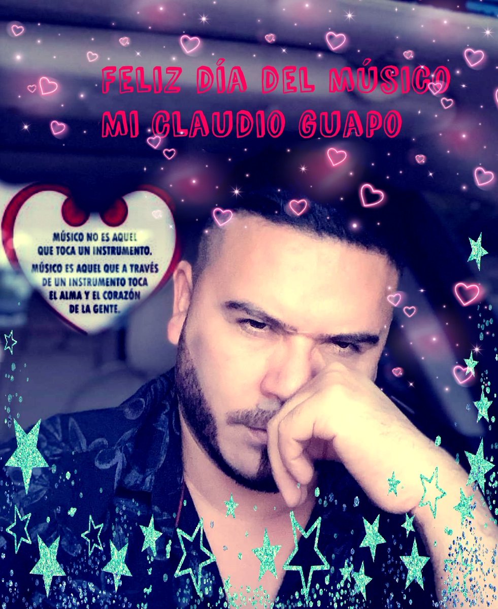 aramocuevas's tweet photo. Mi @ClaudioAlcaraz hermoso muchas felicidades hoy en el día del músico gracias por alegrarnos el alma con tu música por ser esa persona tan sencilla y linda que siempre tiene una sonrisa para su público y nos hace feliz con verlo ❤️😍 lo quiero mucho 😘😘 https://t.co/cKS7ELJcPt