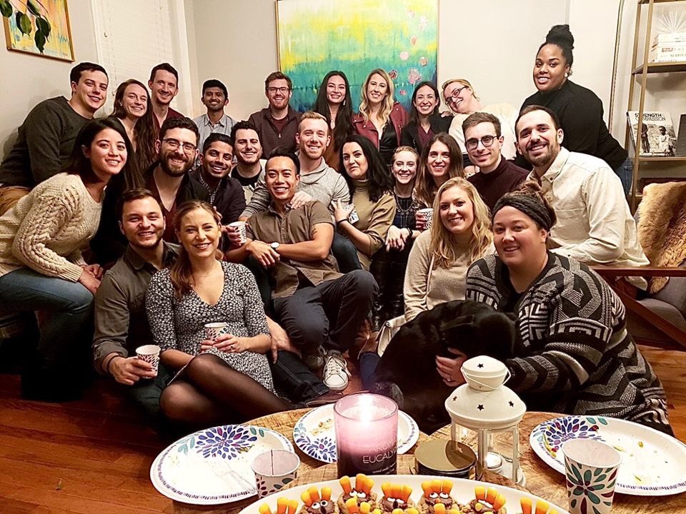 Einstein EM #Friendsgiving! Our residents are a good looking bunch if I may say so. #residentwellness #wellness #afterhours