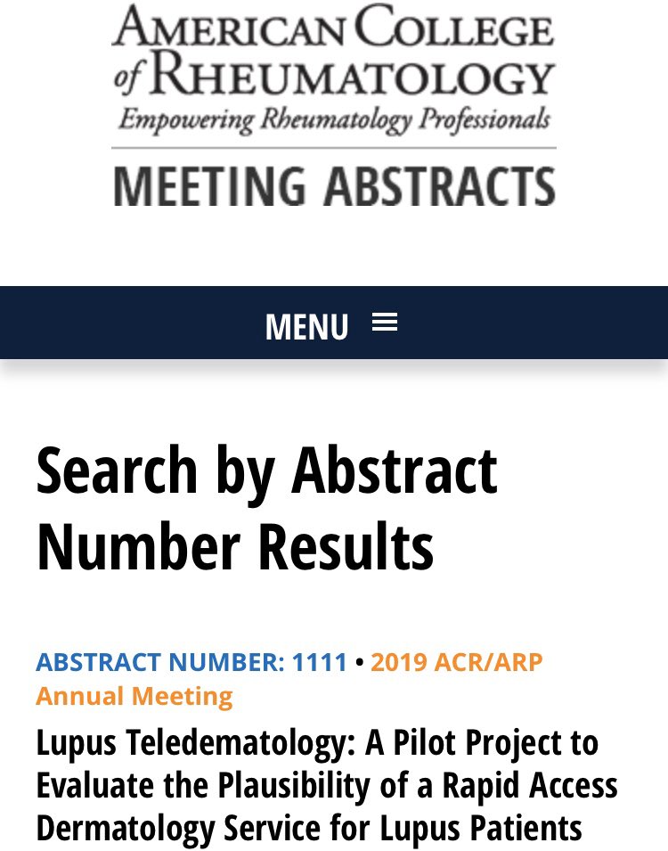Team visits Atlanta USA to present innovative use of technology to improve care for lupus patients