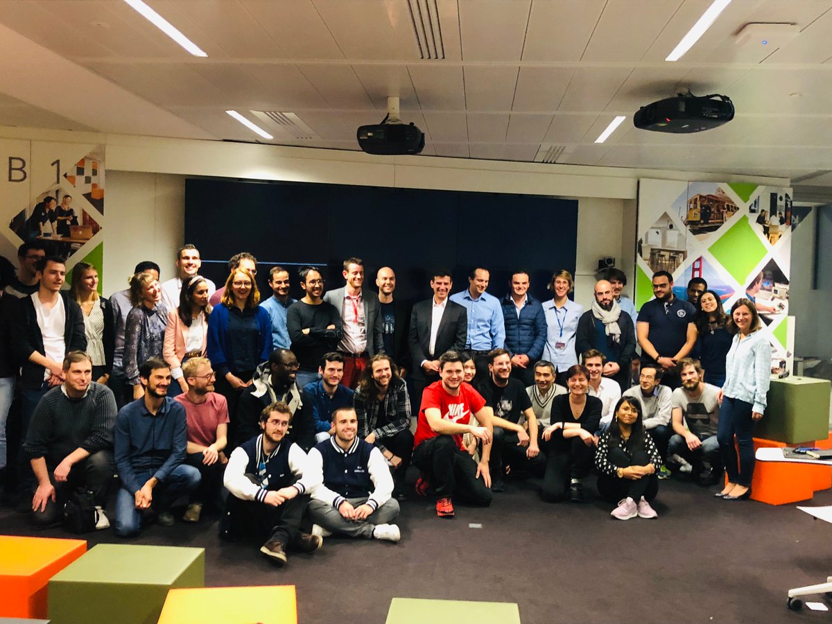 BeMyAppFR's tweet photo. That's a wrap pour le hackathon Hack & Bot par @SNCF_Digital ! 🥳💪🚀
Les grands gagnants de #HackandBot sont :

🥇Team SAMUS
🥈Team Oui.challenge
🥉Team Voyage Roulette
Un énorme bravo à tous les participants, et merci à tous les mentors SNCF ! #hackathon #chatbots #SNCF https://t.co/S5KoO7m6Mn