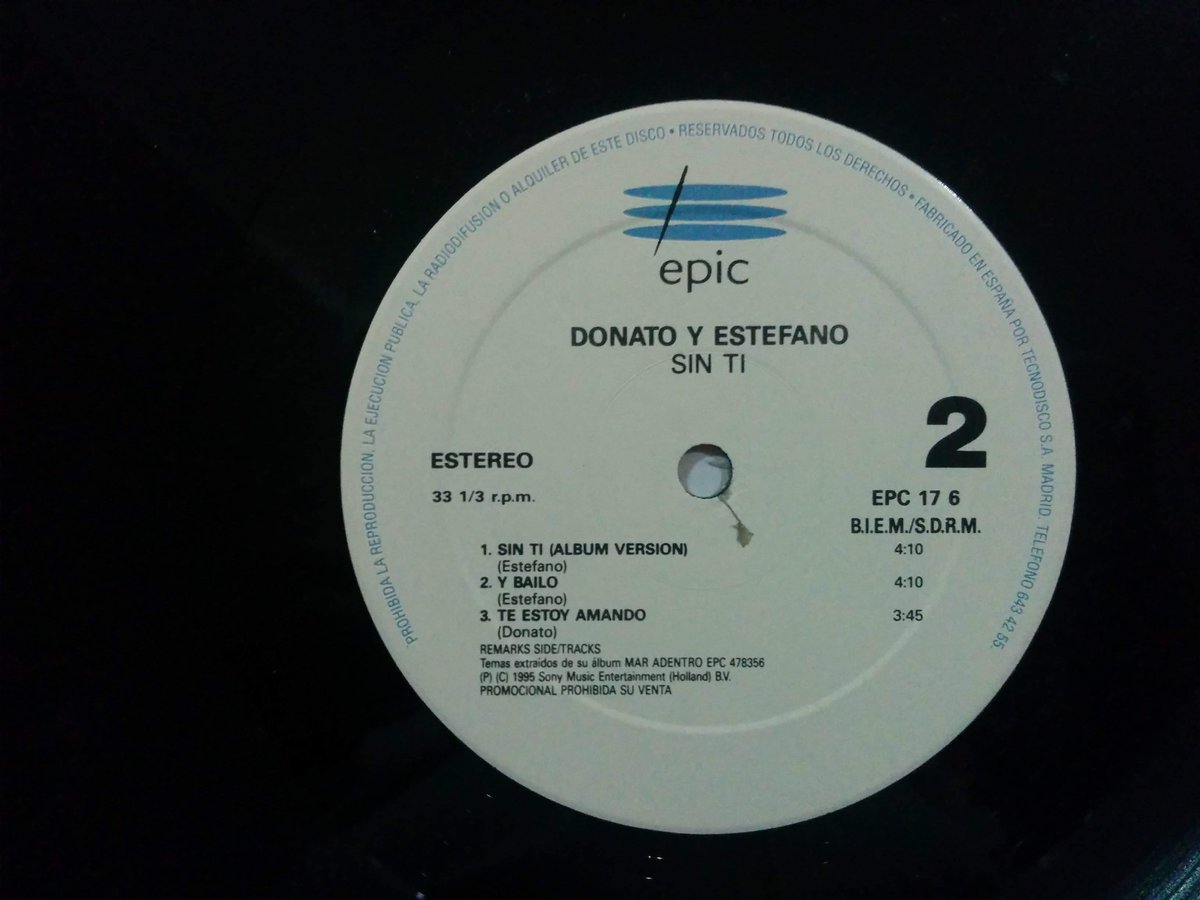 BananaVinyl's tweet photo. Check out Donato &amp; Estefano - Sin Ti (Remixes) - Spain LP - Pop  #vinyl #records #vinylforsale https://t.co/4Gp3whBA34 via @eBay https://t.co/emPdSQy3dX