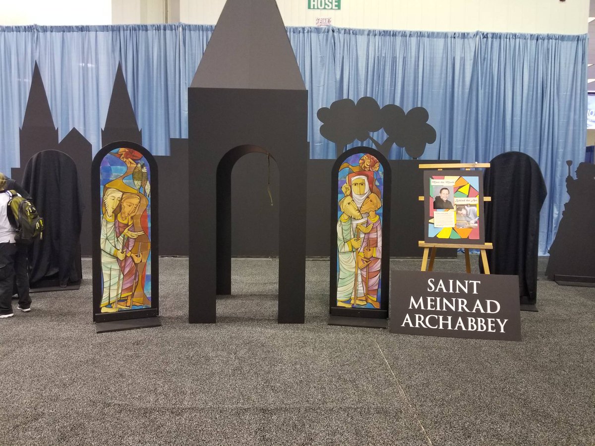OBOCStMeinrad's tweet photo. Hey #NCYC2019 Do these look familiar? There are two left to be revealed at the Saint Meinrad booth! #NCYC #PrayThisWay  #OBOC #MonksAreReal https://t.co/CdLWn5YD8U