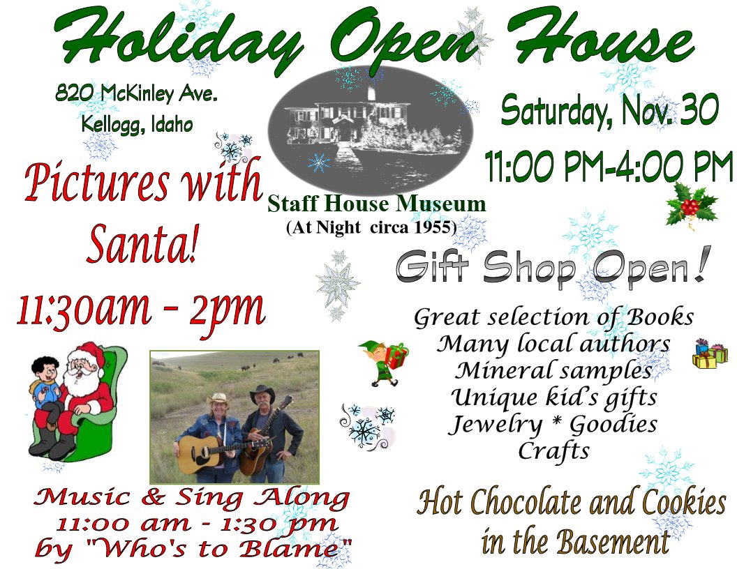 SilverValley_ID's tweet image. Silver Valley Christmas Lighting Festival. Saturday 30 November, Craft Fair 10 A.M., Pictures with Santa 10:30 A.M., Support Small Businesses All Day, Parade 5 P.M., and Tree Lighting with Fireworks 6:30 PM.