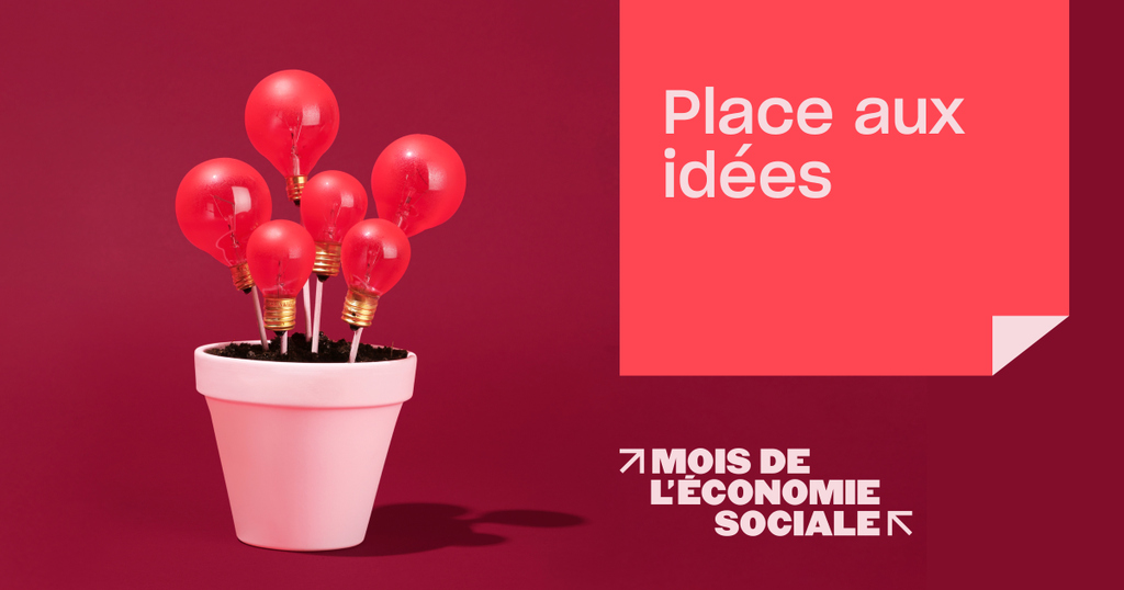 🎈Place aux idées🎈⁠
⁠
L’économie sociale vit et évolue grâce à la créativité et aux idées issues du partage avec sa communauté.⁠
