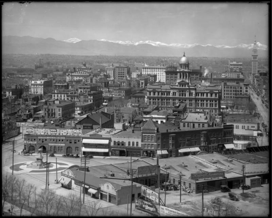 CityofDenver's tweet photo. Happy 161st Birthday, #Denver! “Denver City” was founded by William Larimer, Jr. on Nov 22, 1858 &amp; named for James W. Denver, the then-territorial governor of the Kansas Territory. Dig deeper into the #MileHighCity's history at https://t.co/a5EOZoNWh4. https://t.co/W9qgolGuZ3