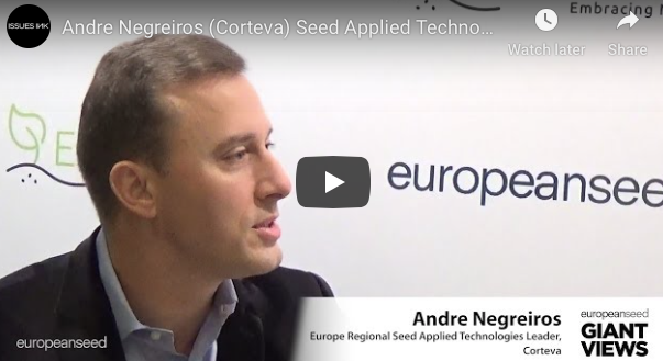SeedWorldEU's tweet photo. Andre Negreiros (Corteva) Seed Applied Technologies, talks about standing out from the competition #EuropeanSeed #Videos @corteva https://t.co/2otl062CM3 https://t.co/hcYxrIcYpo