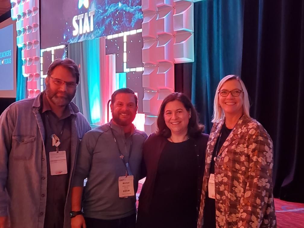 DivaOfScience's tweet image. Hanging with our state award winner! #planolearns @ash_helms #CAST2019