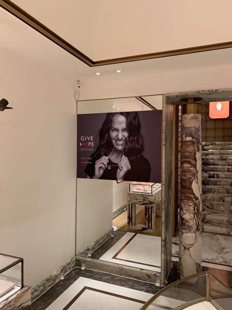 RHMEvents's tweet photo. These #Vinyl Graphics we installed for our friends at #Rizer complimented the #Bulgari store on New Bond Street perfectly! #EventProfs #Graphics https://t.co/PCGe0uPgSo