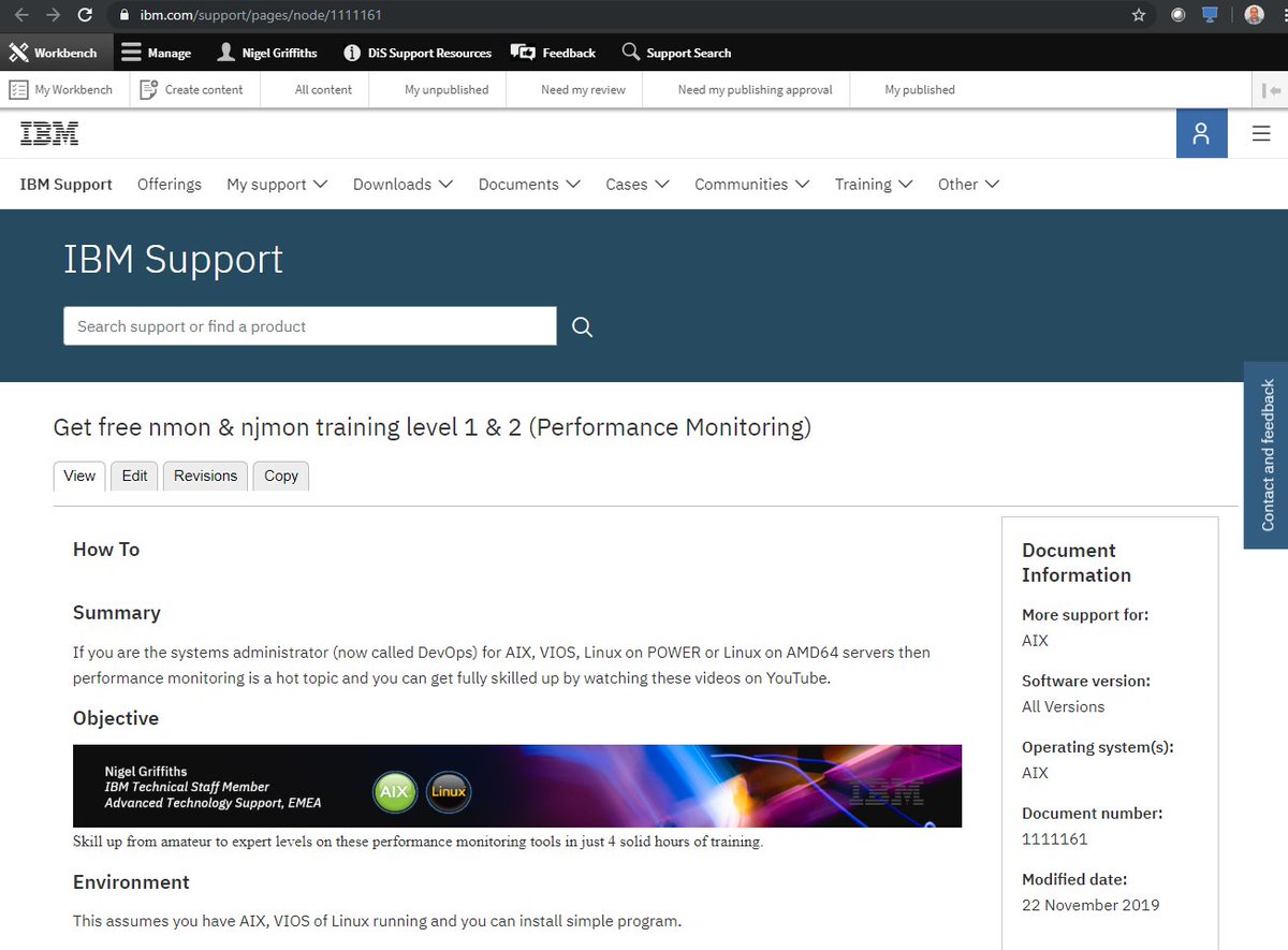 mr_nmon's tweet photo. DeveloperWorks migration: I have put four popular articles on the new support website. Please take a look & comment
#rPerf https://t.co/F5VT8wEFAX
#nstress https://t.co/tnspqxhviW
#SSP Best Practice https://t.co/mcMB5xUMXp
#nmon + #njmon Training https://t.co/1UrILBDS9w
Cheers, N https://t.co/twuRiu2Ky6