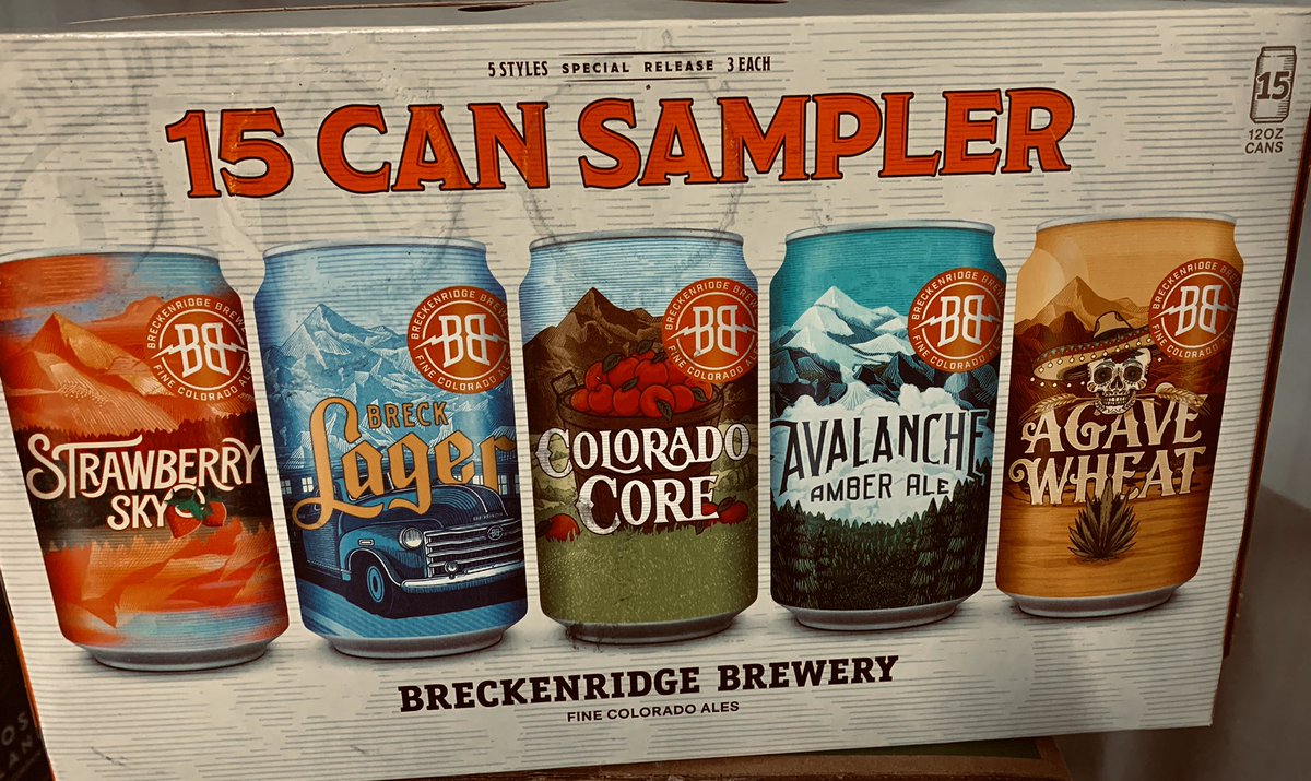 ArkDistributing's tweet image. Breckenridge Brewery NEW sampler pack! Grab yours today at your local retailer.  

Let us know what your favorite is! 
@ArkDistributing @breckenridgebrewery