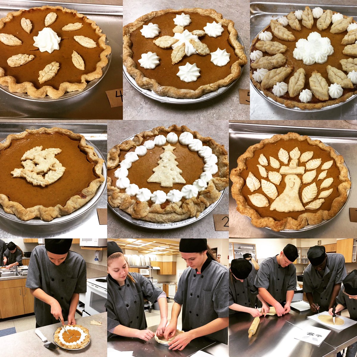 Pumpkin Pies mastered in time to repeat for Thanksgiving! #jagbaking #homemadewhippedcream #pumpkinpie