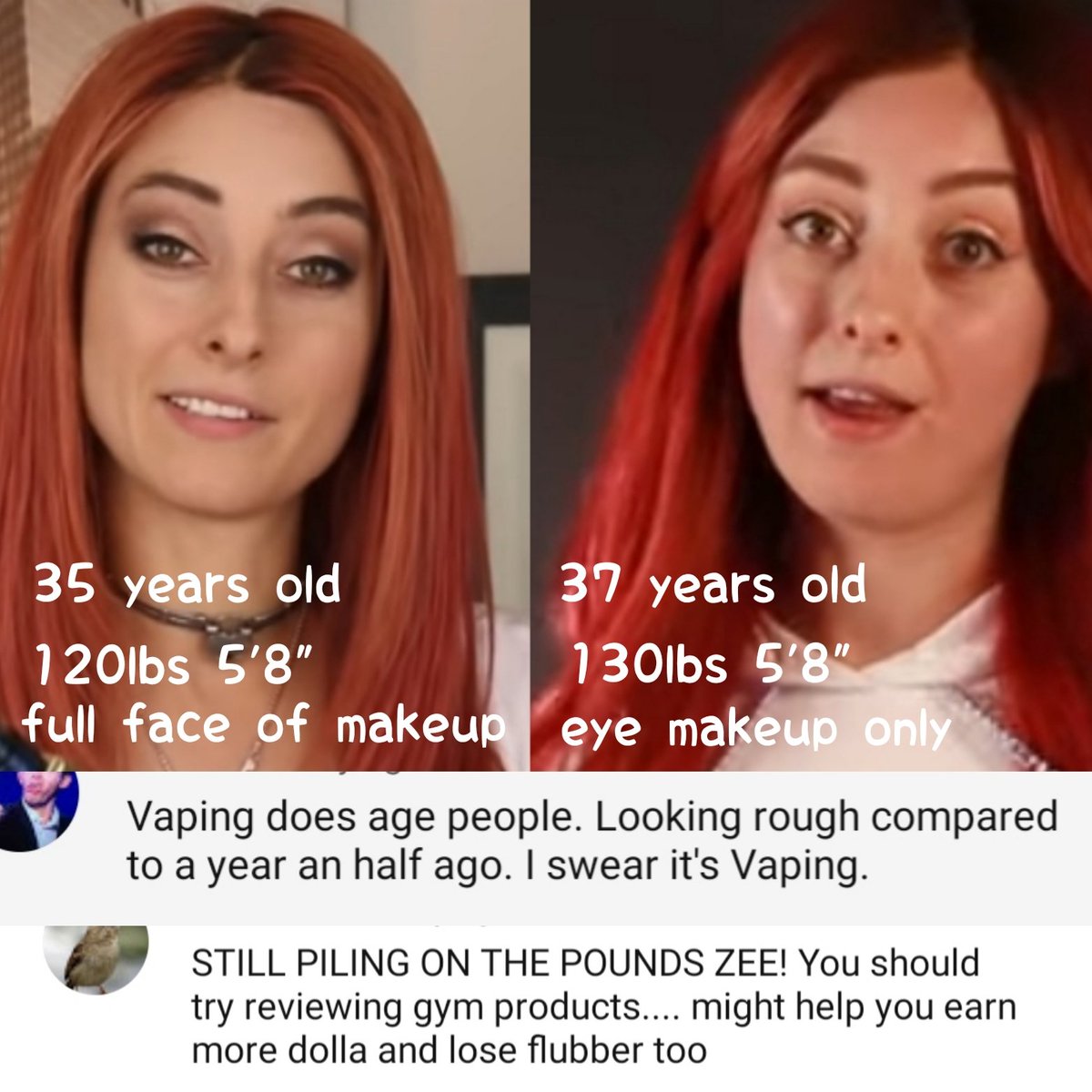I'm just a big ole vapin tub of aging lard. #FridayThoughts