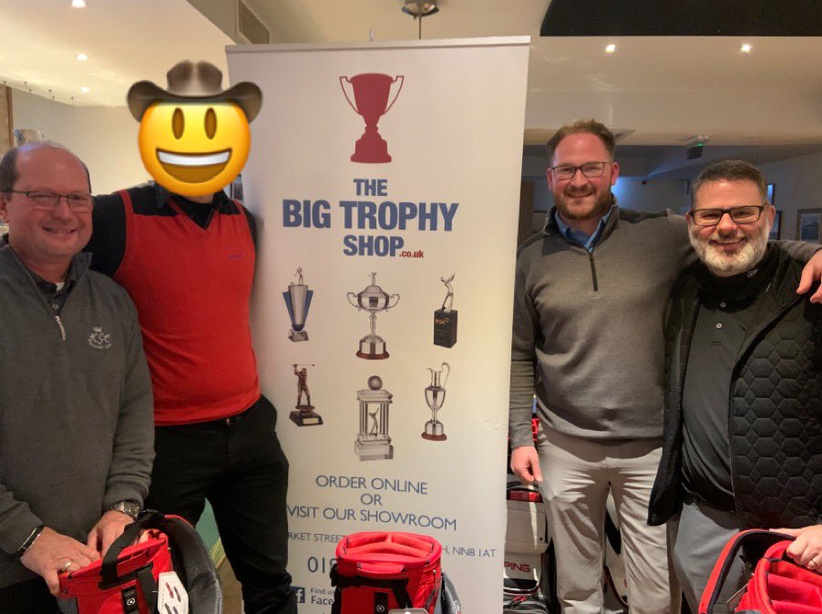 DPoolton's tweet image. Northants PGA Pro-Am Kingsthorpe GC Today. Huge thanks to @bigtrophyshop for your support again this year. Not the best day personally today but my Team managed a 2nd Place finish 💪🏼⛳️