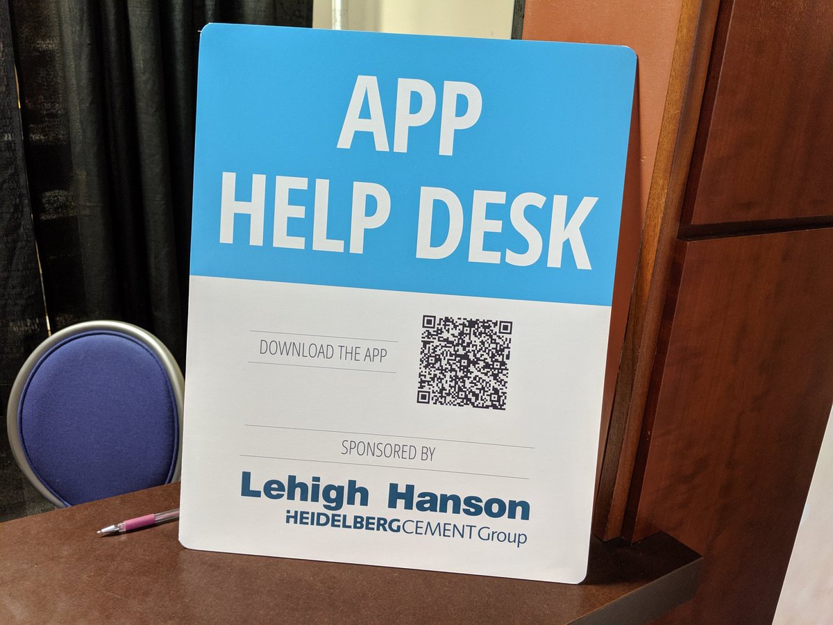 TandemGlobalOrg's tweet photo. Thank you @LehighHanson for our app desk at #WHCCon19.
We hope everyone enjoyed the app! 🤳 https://t.co/BjP5kbNErL