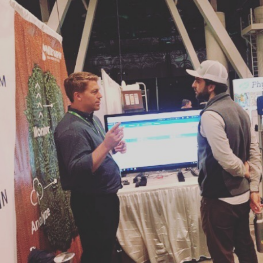 NetafimUSA's tweet photo. #Netafim’s NetBeat, the first irrigation system with a brain, saw a lot of grower interest at @GrowingInnov Show earlier this month in Las Vegas! #GrowMoreWithLess https://t.co/dHqXnZb64L