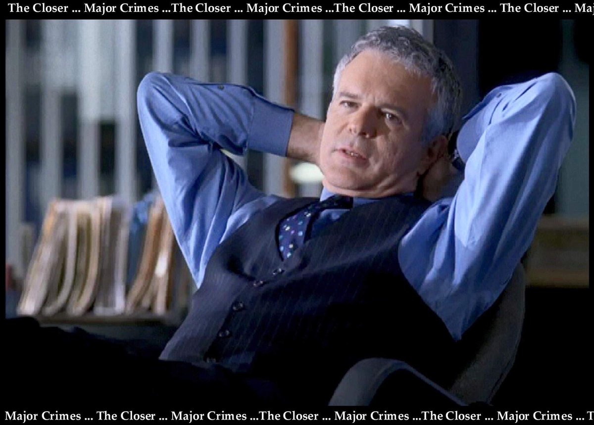 bridgette_TN's tweet photo. #LeanItOnBack and enjoy the start of the weekend! #SmoothStyle 😉😉💜💜 #LtAndyFlynn #TheCloser #MajorCrimes #TonyDenison https://t.co/zK2nKlRqby