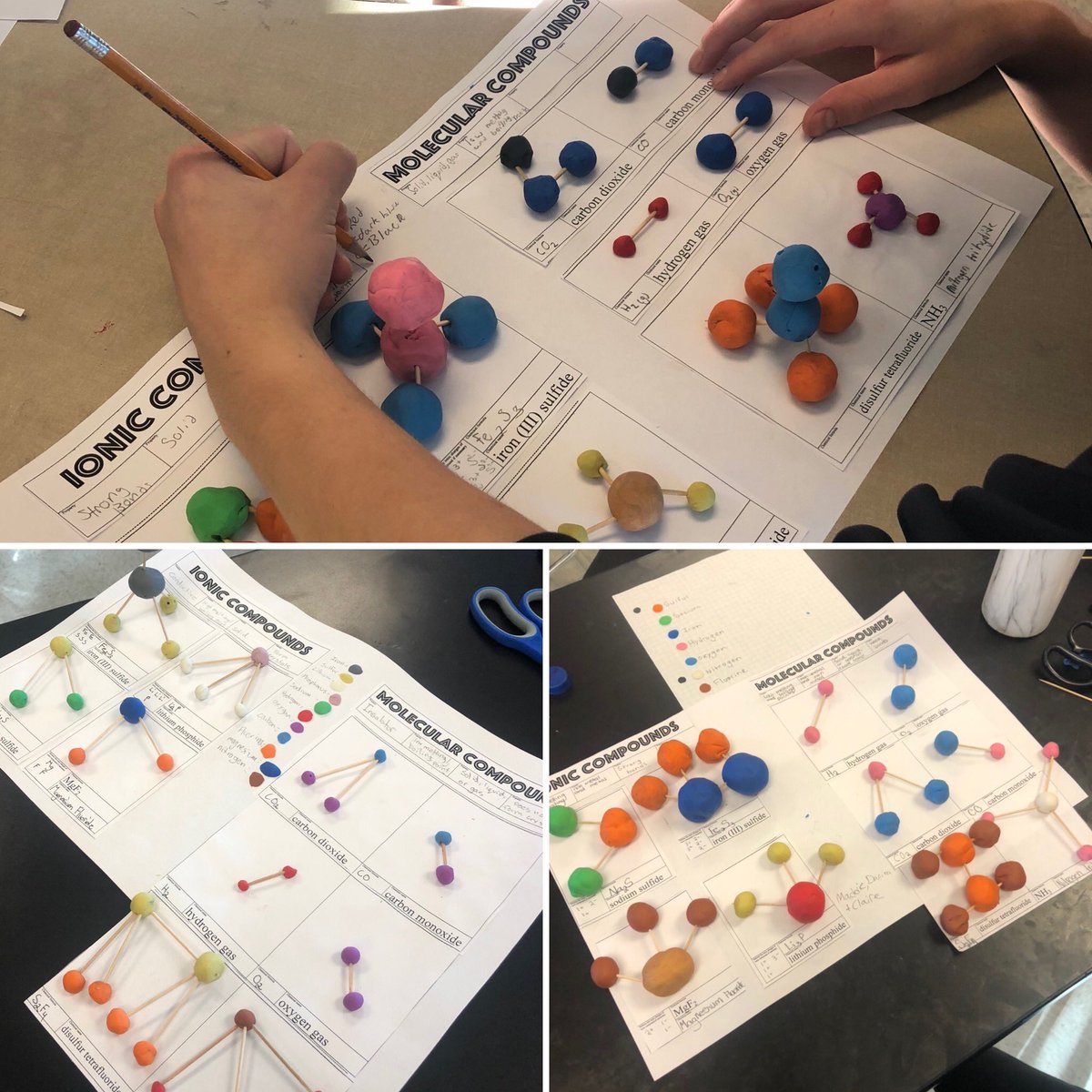 ceturbach's tweet photo. Introduction to diatomic molecules, molecular and ionic compounds 🧪#tmctitans #science9 #matterandchemicalchange @TMCCBE https://t.co/2ovtGtEjHU