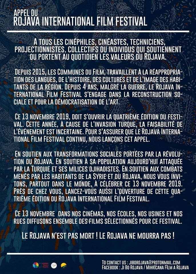 AuRojava's tweet image. Comme l&apos;a rappelée #SevînazEvdîke, &quot;le #Rojava est dans le cœur de milliers de personnes&quot;. En moins de 5 jours, l&apos;appel du Festival a déjà été traduit en #Kurmanci, #Sorani, #English, #Spanish, #French, #Portuguese, #Italian, #persan, #Greek, #Euskara et #Turkish. Impressionnant!