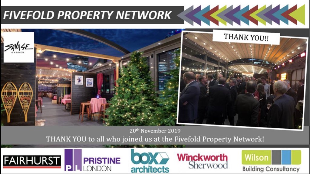 PristineLondon's tweet image. The first of the Festive drinks this week! Thank you to all our guests for coming! 

Huge thanks to @DoubleTree @SavagegardenLDN for being fantastic hosts and looking after us! The new theme at the venue is fabulous too!!

#Construction #Networking #FivefoldPropertyNetwork