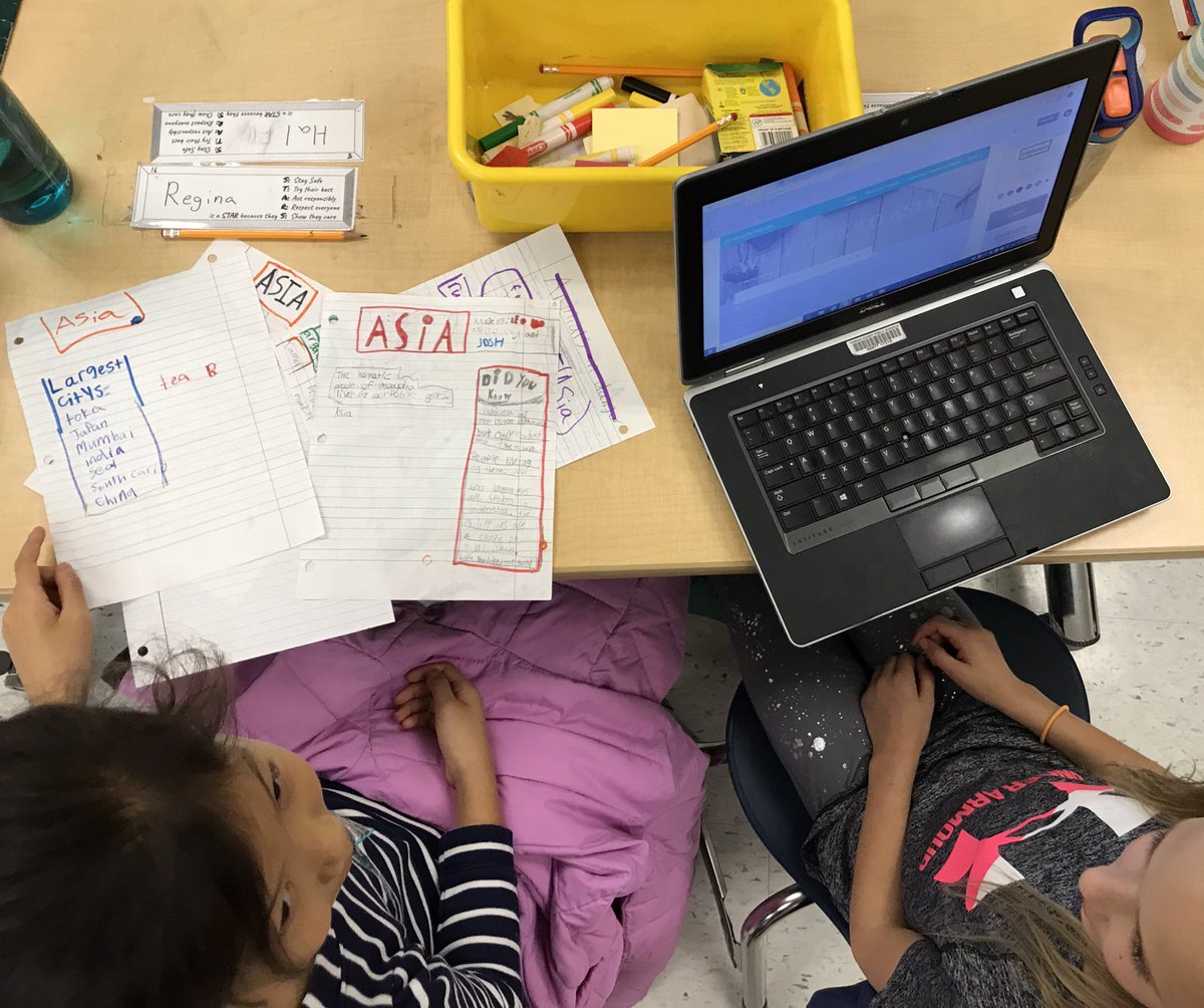 HaycockMrJames's tweet photo. Google Sites creation underway in @Hay3rdGrade with tech lab from an alternate location. Engagement FTW!#FCPSpog #FCPSPBL https://t.co/hWabMKD3LB