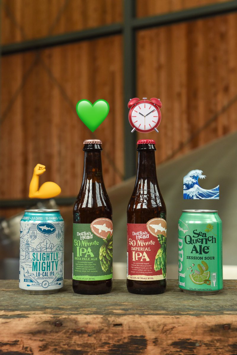Dogfish Head Brewery Which Offcentered Ale Is Your Favorite Drop An Emoji In Your Reply Slightly Mighty 60 Minute Ipa 90 Minute Ipa Seaquench Ale T Co Ad0fov473z Dogfish Head Brewery Which Offcentered Ale Is Your Favorite Drop An Emoji In Your Reply Slightly Mighty 60 Minute Ipa 90 Minute Ipa Seaquench Ale T Co Ad0fov473z