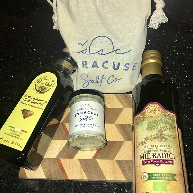 Can’t wait for dinner tonight. Our salad will be Awesome with our delivery of <a href="/mieradici/">Mie Radici</a> oil and balsamic.  Thank you Hayley!!! #saltycuse #oliveoil #balsamicvinegar ift.tt/2QEaJ5j