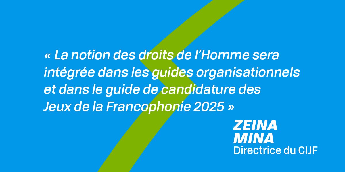 CIJFrancophonie's tweet photo. Retour sur l'intervention de Madame Zeina MINA (Directrice du #CIJF) au #SportingChanceForum 👉 https://t.co/Kolbl1dp1x
@SportandRights #SCF2019 #Kinshasa2021 https://t.co/gfUXdPZ0EG