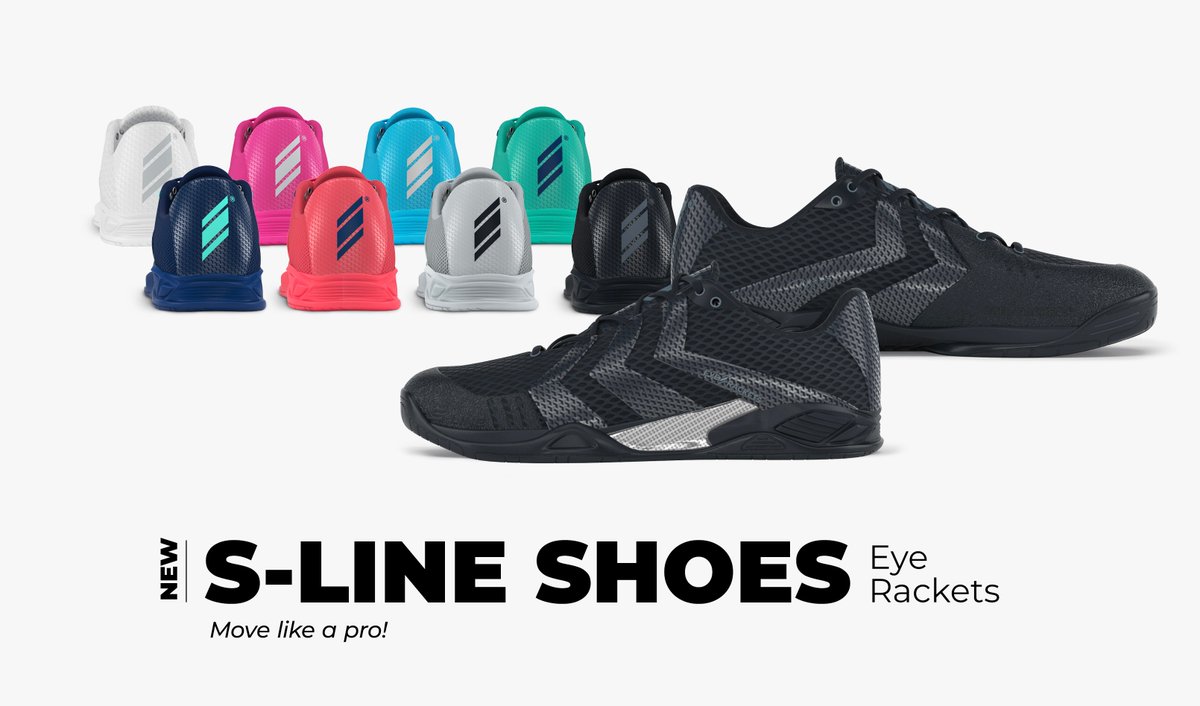 EyeRacketsStore's tweet photo. FULL re-stock of ALL sizes & colourways of the updated S.Line shoes are now available on our online store! ๐๐๐ฅณ
https://t.co/M533oNoo4Q
#EyeRackets #SLineShoes #DareToBeDifferent #NewIdentity https://t.co/3pCEP8cgMJ