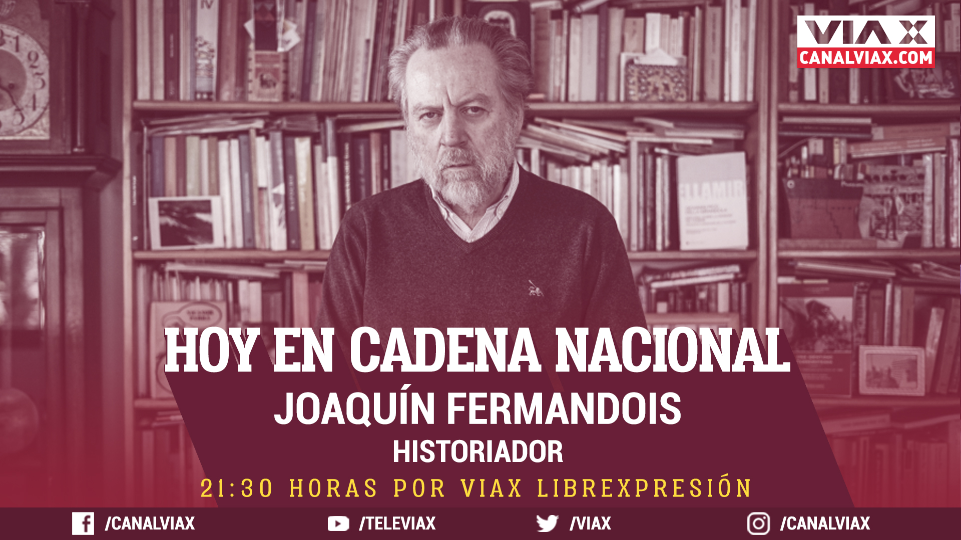 Via X Este Viernes En Cadena Nacional Panel De Historiadores Con Joaquin Fermandois Gabriel Salazar Y Julio Pinto A Las 21 30 Por Viax T Co A01wkdjcqk Twitter