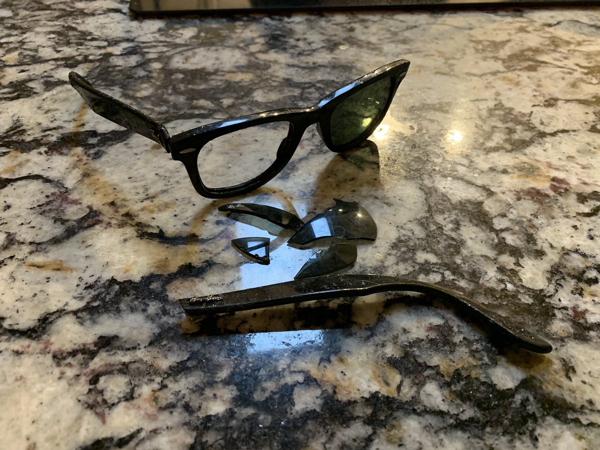 Hey <a href="/ray_ban/">Ray-Ban</a>  . Any insurance against a puppy? 😑😑😑🤮