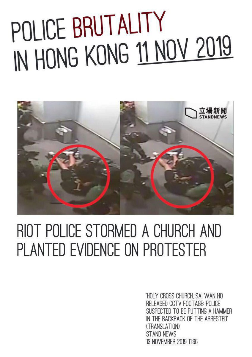 personiallyyy's tweet photo. #HongKongPoliceTerrorists 
#SOSHK 
Things happened in HK in 11/11/2019
Please take a look of the HK police brutality 🙏🏻
They are depriving protesters' human rights. 
We hope you can stand with us🙏🏻 https://t.co/WcnNAH0zsm