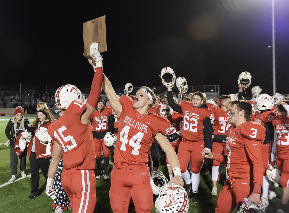 MHSBullpups's tweet photo. Friday Night Playoff Football!!  Pups host Ark City at 7pm in the Sectional Round of the 4A playoff bracket!  Admission $7/adult, $5/K-12, no passes.  Let's GO!  #bullpupnation https://t.co/Mb24hU7YlV