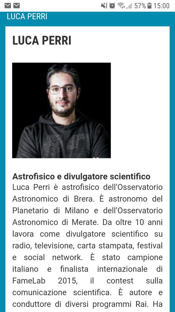 A #s4p2019 il consiglio di <a href="/wikiperri/">Luca Perri</a>: "Chi ama la scienza ama le domande. Ragazzi, seguite la vostra curiosità che vi porterà lontano".