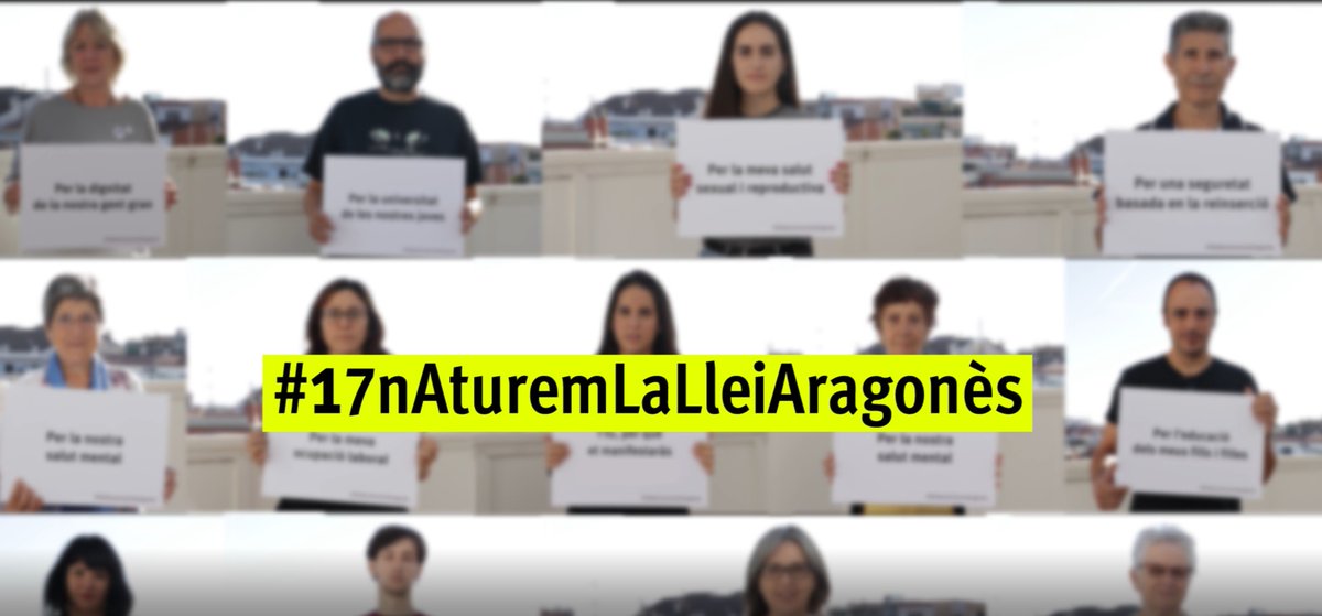 affac_cat's tweet photo. Aquest diumenge sortim als carrers per aturar la #LleiAragonès !
Davant la privatització de serveis públics que són imprescindibles per la vida✊ #educació #sanitat #serveissocials

🗓️Diumenge 17N
📌Departament d'Economia
⏰12h
#17nAturemLleiAragonès https://t.co/miCZgJ4Tor
