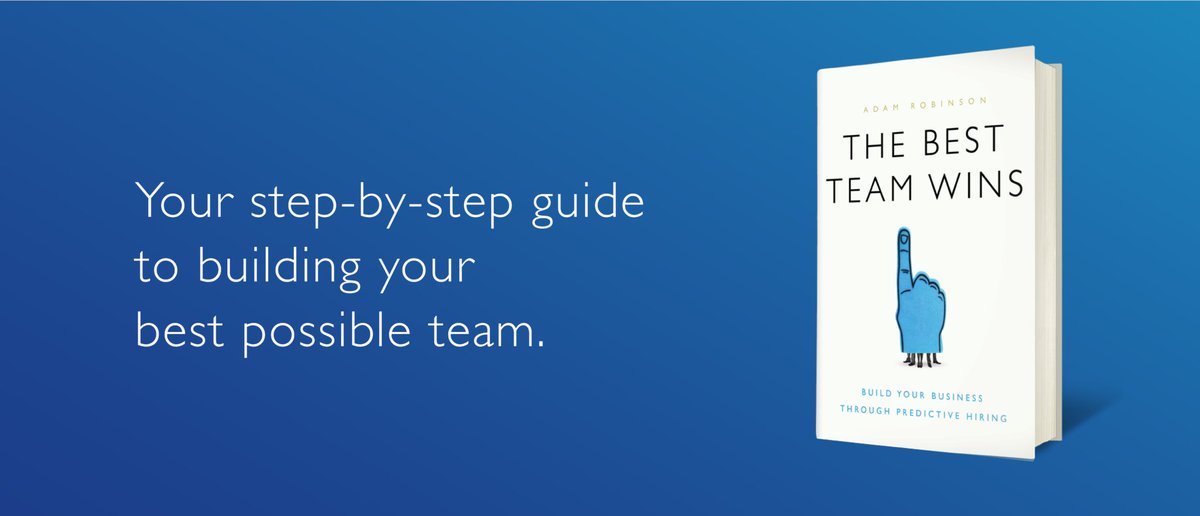 📚#Hiring is a challenge we all face: the new hire success for most companies is 50%. Hear from business leaders on how they've transformed the people side of the business to drive real results in my book, @TheBestTeamWins and get chapter 1 for free –buff.ly/2JU99pF
