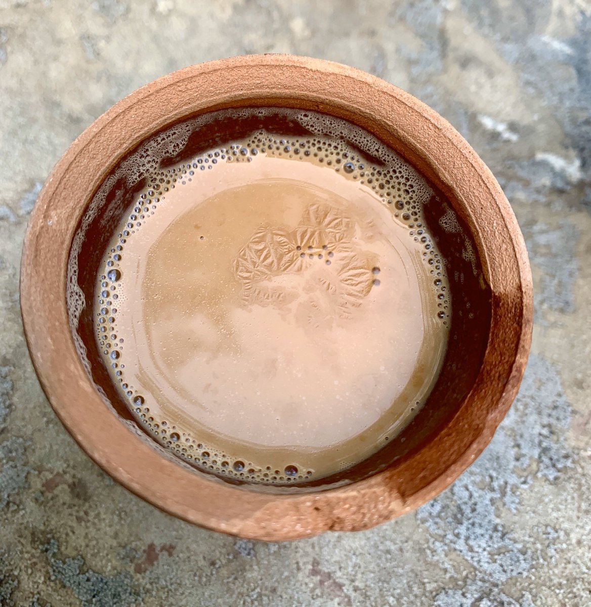 rajesh_tara's tweet photo. With Winters setting in, a fix of hot #KulhadChai is quite enjoyable in the sun. 

#MagicOfFlavours #Tea #HotTea #EarthenCup #ClayCup #Gurgaon #Gurugram #Sector32 https://t.co/bliI68QrA0