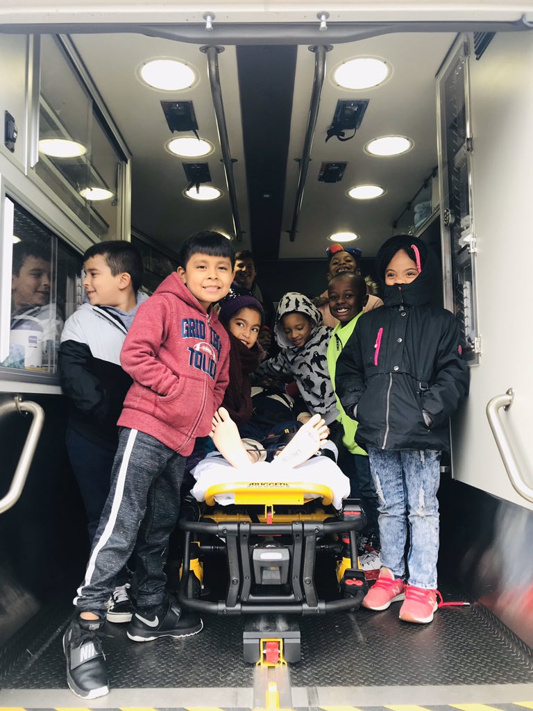 cwalk104's tweet photo. It was such a treat having our Community Helpers teach us about their careers and how they help our community 🚑🚨 https://t.co/yfiGJyv6gQ