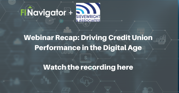 For our #creditunion followers, we did a brief recap of last week's webinar with <a href="/msieve/">Mark Sievewright</a>! Mark covered key trends that CU executives should be mindful of, and our team showcased new analytics to drive better performance. Recap &amp; recording here: ow.ly/JN4i50xbTWx