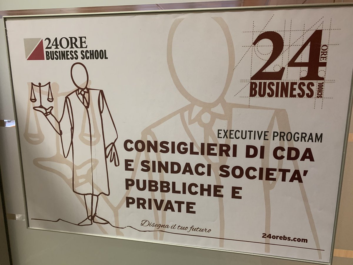 BreakBiagi's tweet photo. Partita la 6a edizione dell’Executive Master #Consiglieri di #CDA e Sindaci di Società Pubbliche e Private: Responsabilità, Competenze e Leadership alla #Sole24BusinessSchool https://t.co/yGVdmqeqEt