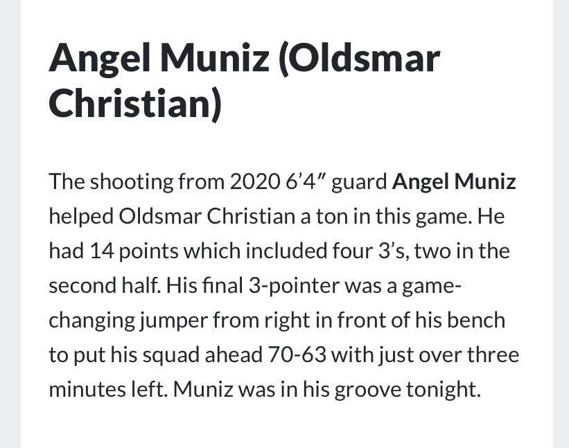 OCSHoops's tweet photo. 2020 6’3 Angel Muniz has evolved his game and taken it to the next level. One of the hardest working guys in our program he has developed into a knockdown 3pt shooter and reliable playmaker. His development has turned him into a COLLEGA LEVEL PLAYER ❗️❗️🔴⚫️🦅 #OCS @Angelmuniz01 https://t.co/Cazl9t8mh7