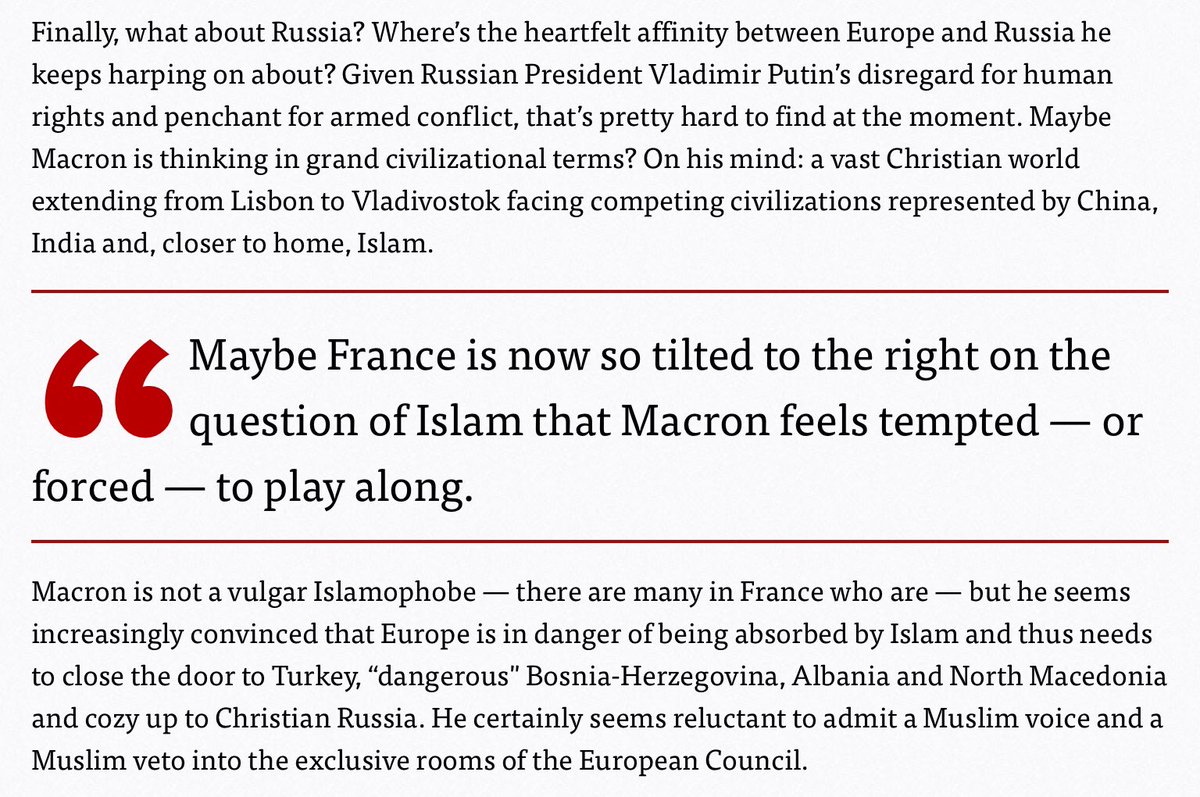 Bruno Macaes I Very Clearly Said That Macron Is Not Guity Of Vulgar Islamophobia He Is Not Guilty Of Anti Muslim Feelings The Question Is Whether He Is Playing The Game
