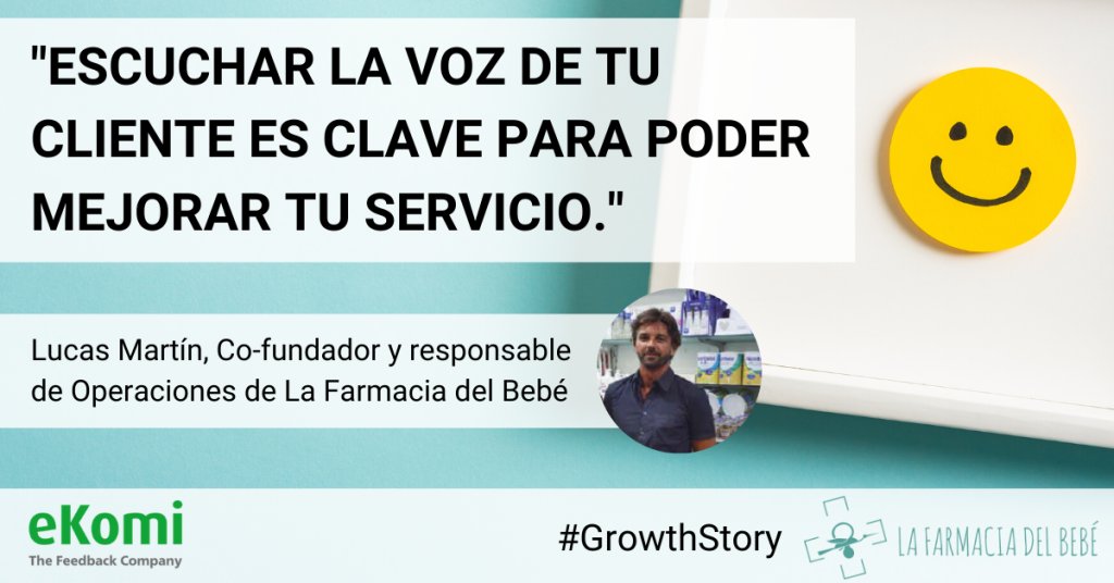 Más y mejor feedback que nunca – El efecto de eKomi en uno de los negocios más queribles de Madrid: La Farmacia del Bebé. blog.ekomi.com/2019/11/15/mas…