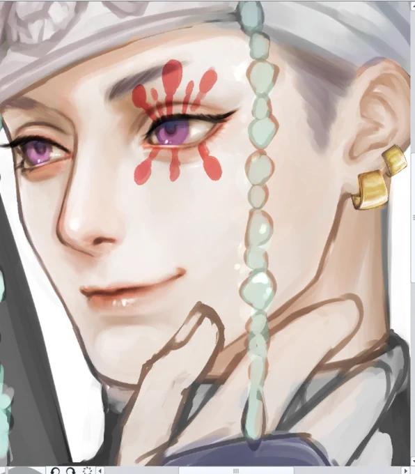 描きこまないかんパーツ多いよう

筆が遅いから手を諦めるか…とも思うけど手の描きこみ好き… 