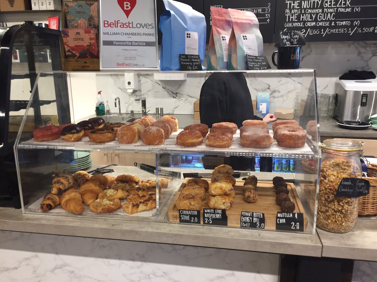 Very cool to see <a href="/cargocoffee_/">Cargo Coffee</a> @towey74 rocking our donuts from <a href="/GuiltTripCoffee/">Guilt Trip</a> in #Holywood 🤘☕️ 🍩